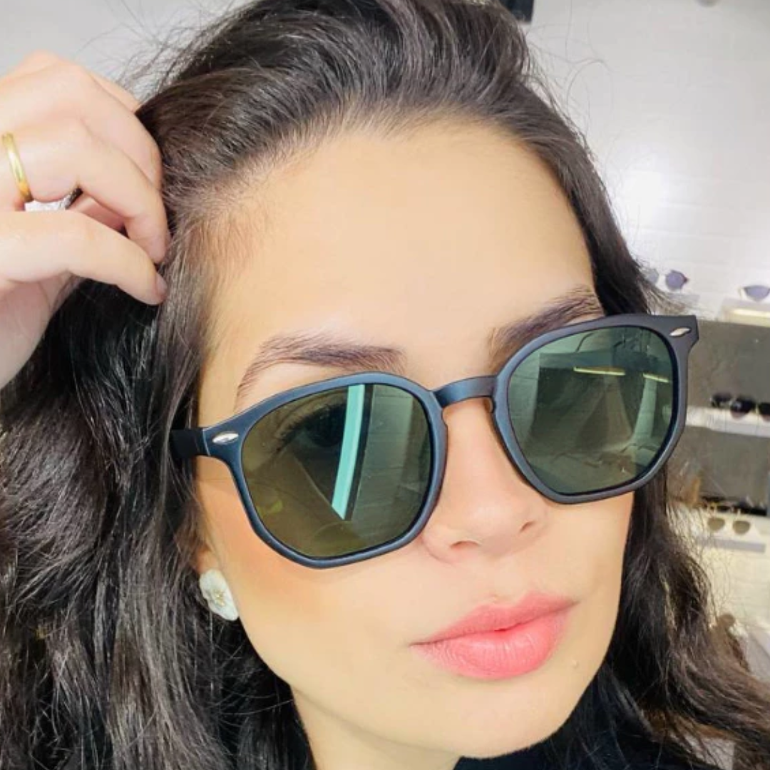 Óculos de Sol Feminino ClassySquare™ [Compre 1 Leve 2]