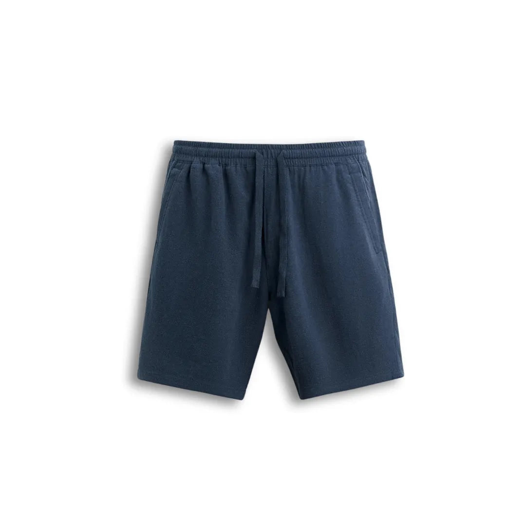 Bermuda de Linho Ibiza Azul