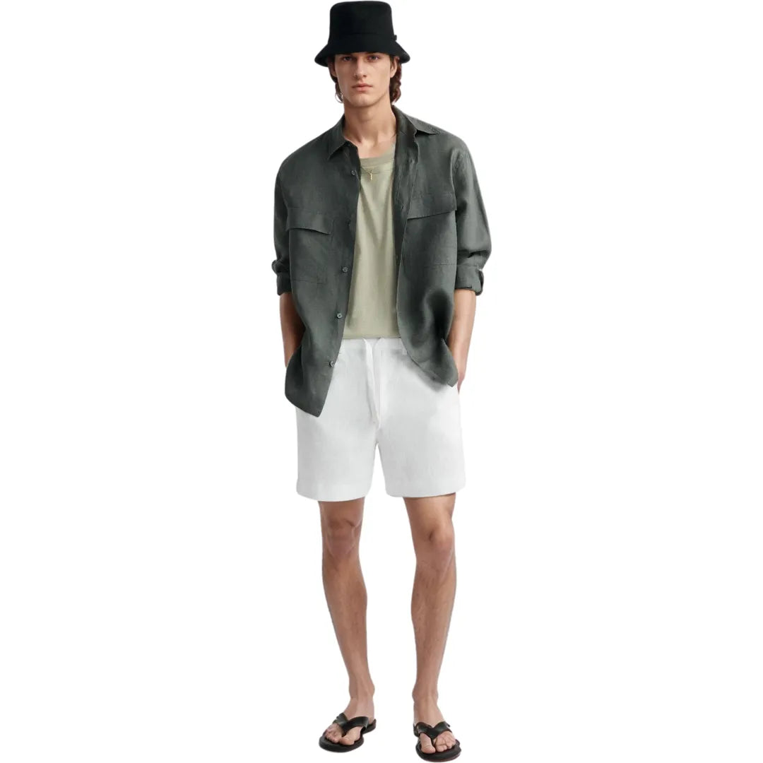 Bermuda de Linho Ibiza Branco